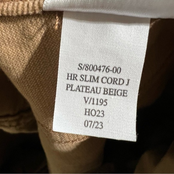 Banana Republic Petite Corduroy Pants High-Rise Pumpkin Spice 32/14 - Picture 5 of 15